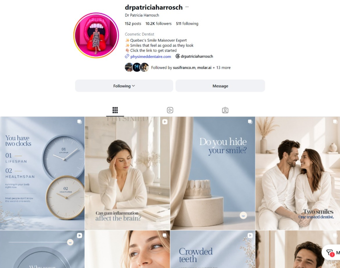 Dr. Patricia Harrosch — 10.2K followers on Instagram