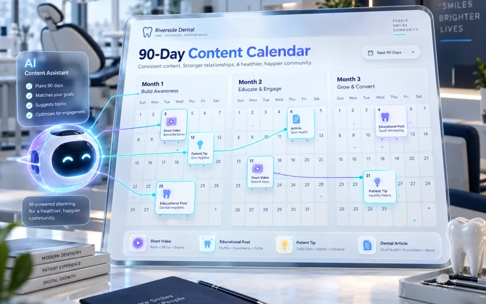 Cover of 90 Days of Posts Your Patients Actually Want to See, a free social media guide