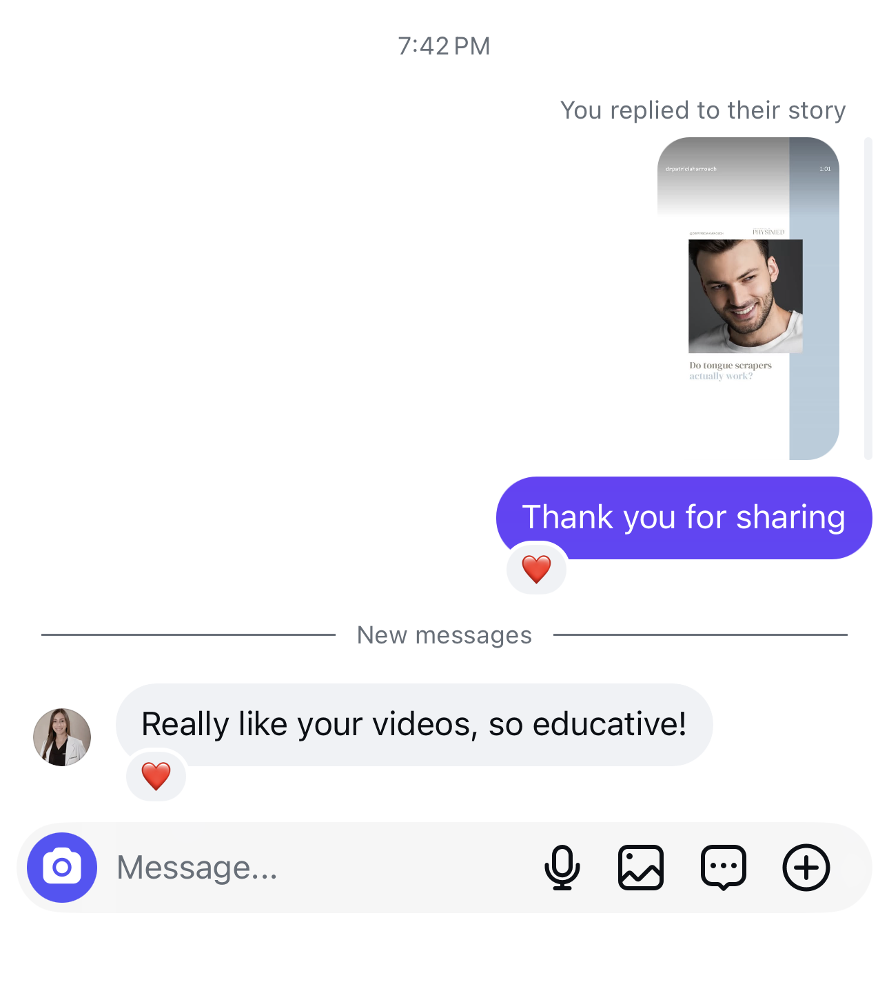 MOLAR social proof screenshot