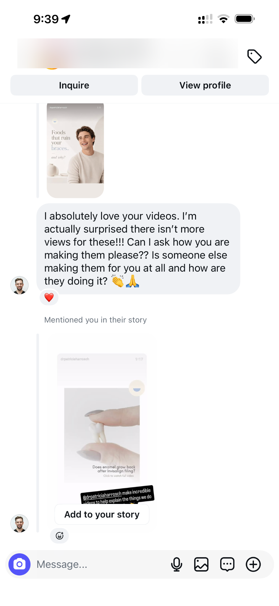 MOLAR social proof screenshot